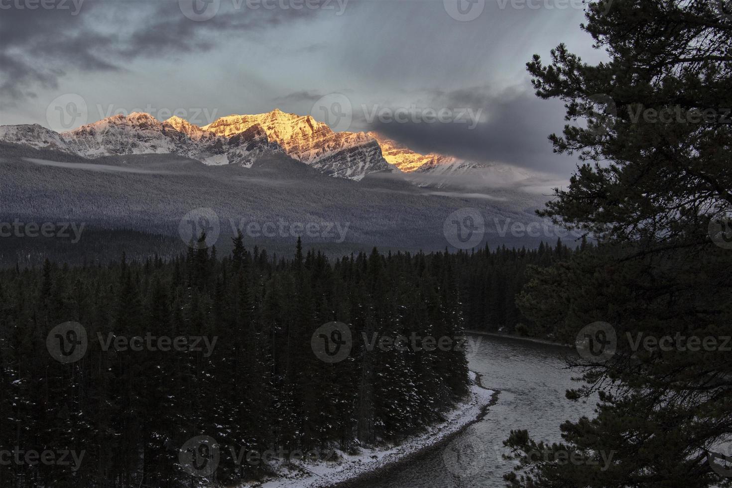 Rocky Mountains Winter Herbst foto