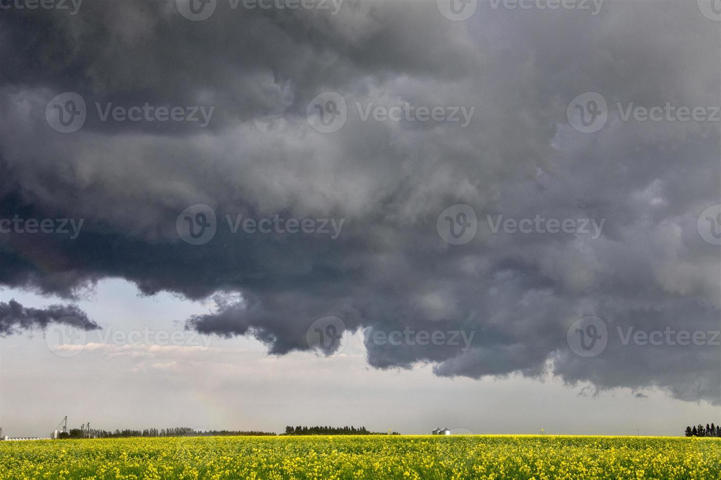 Präriegewitterwolken Kanada foto