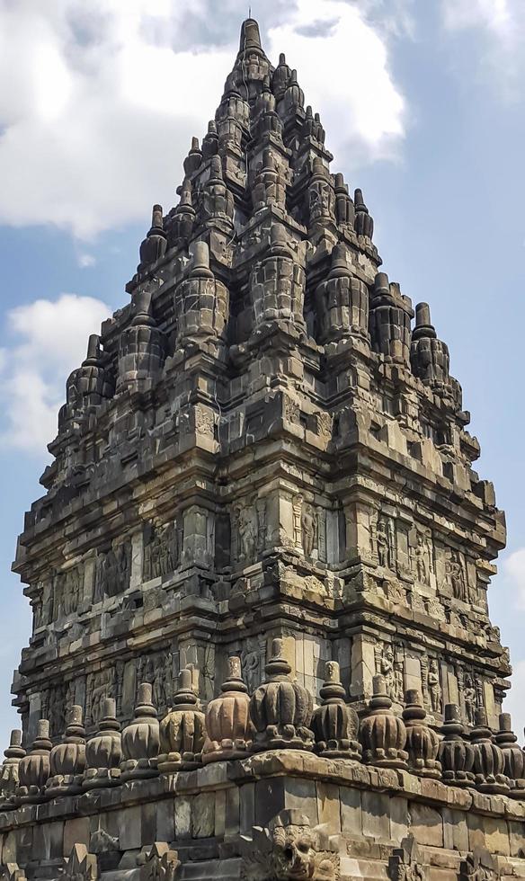 kranggan, bokoharjo, sleman, yogyakarta, indonesien, 30. juli 2018. candi prambanan oder prambanan tempel. eine hinduistische Tempelanlage in einer speziellen Region von Yogyakarta. foto