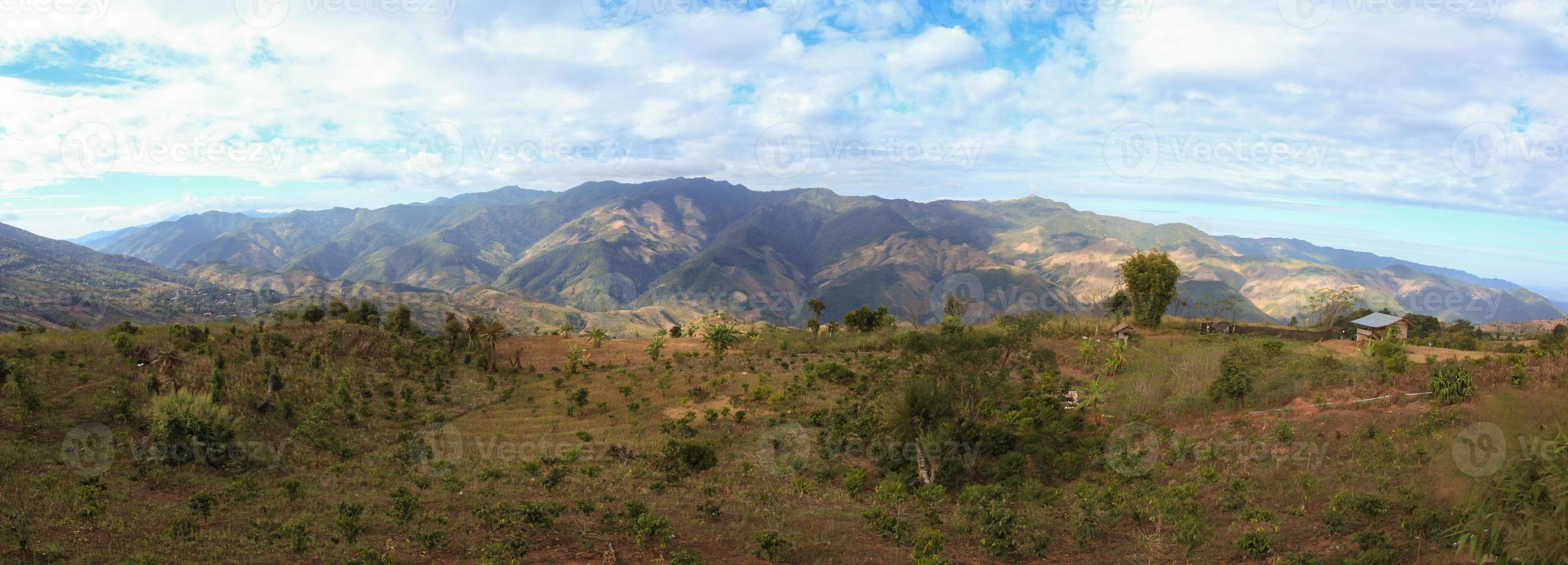 ban piang so aussichtspunkt, bezirk bo kluea, provinz nan, thailand foto