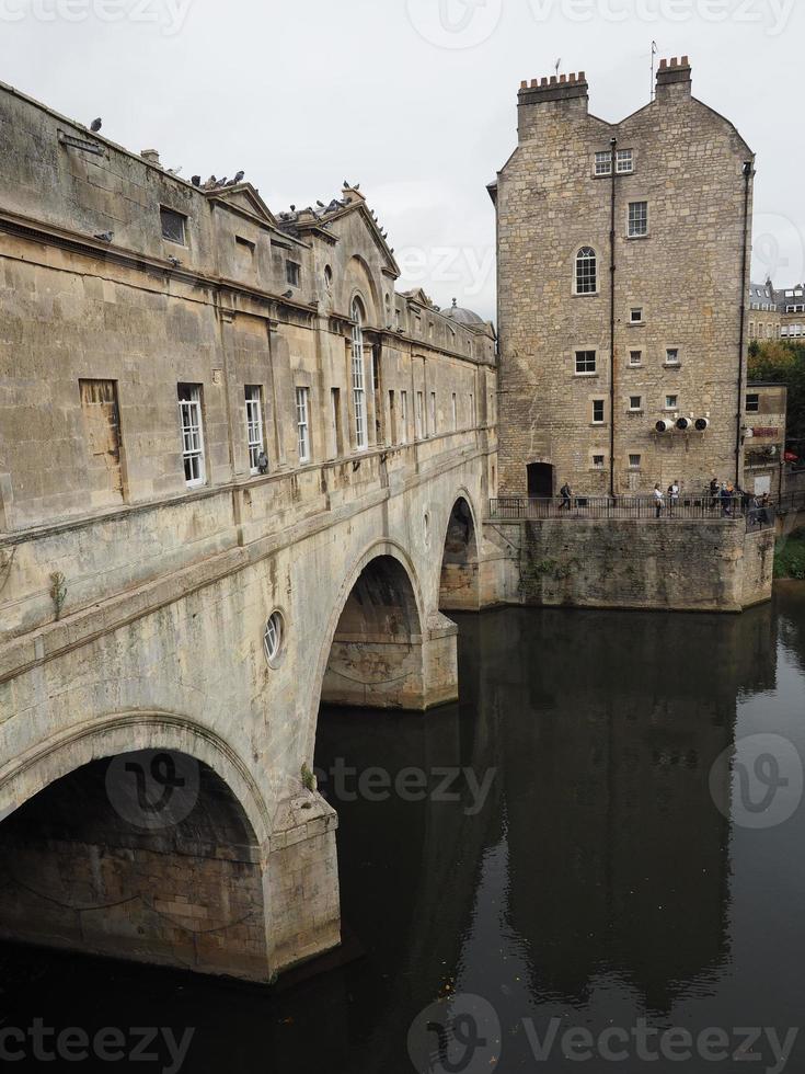 Pulteney-Brücke im Bad foto