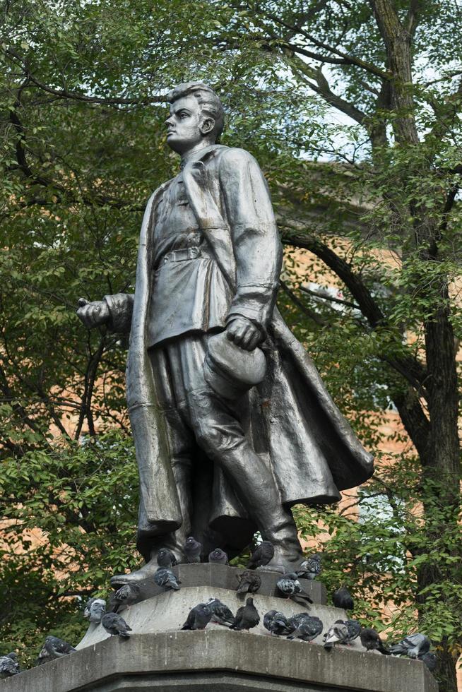 wladiwostok, russland - 12. september 2018 - lazo-denkmal im stadtpark. foto