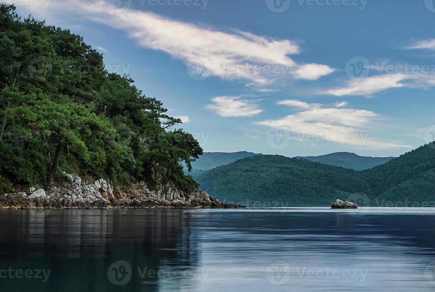 schöne landschaft von gokova - akyaka foto