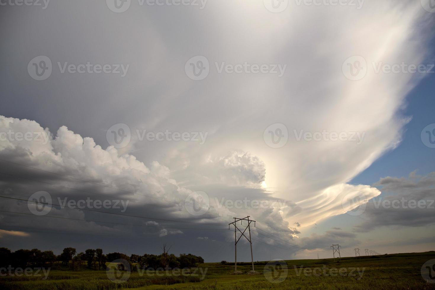 Gewitterwolken Saskatchewan foto