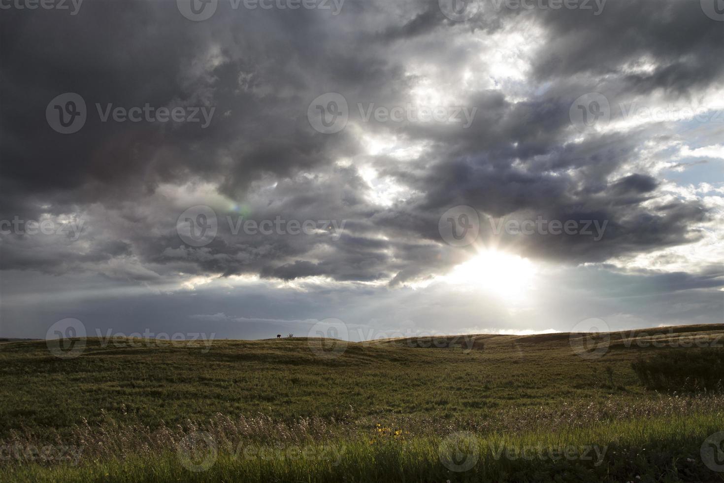 Gewitterwolken Saskatchewan foto