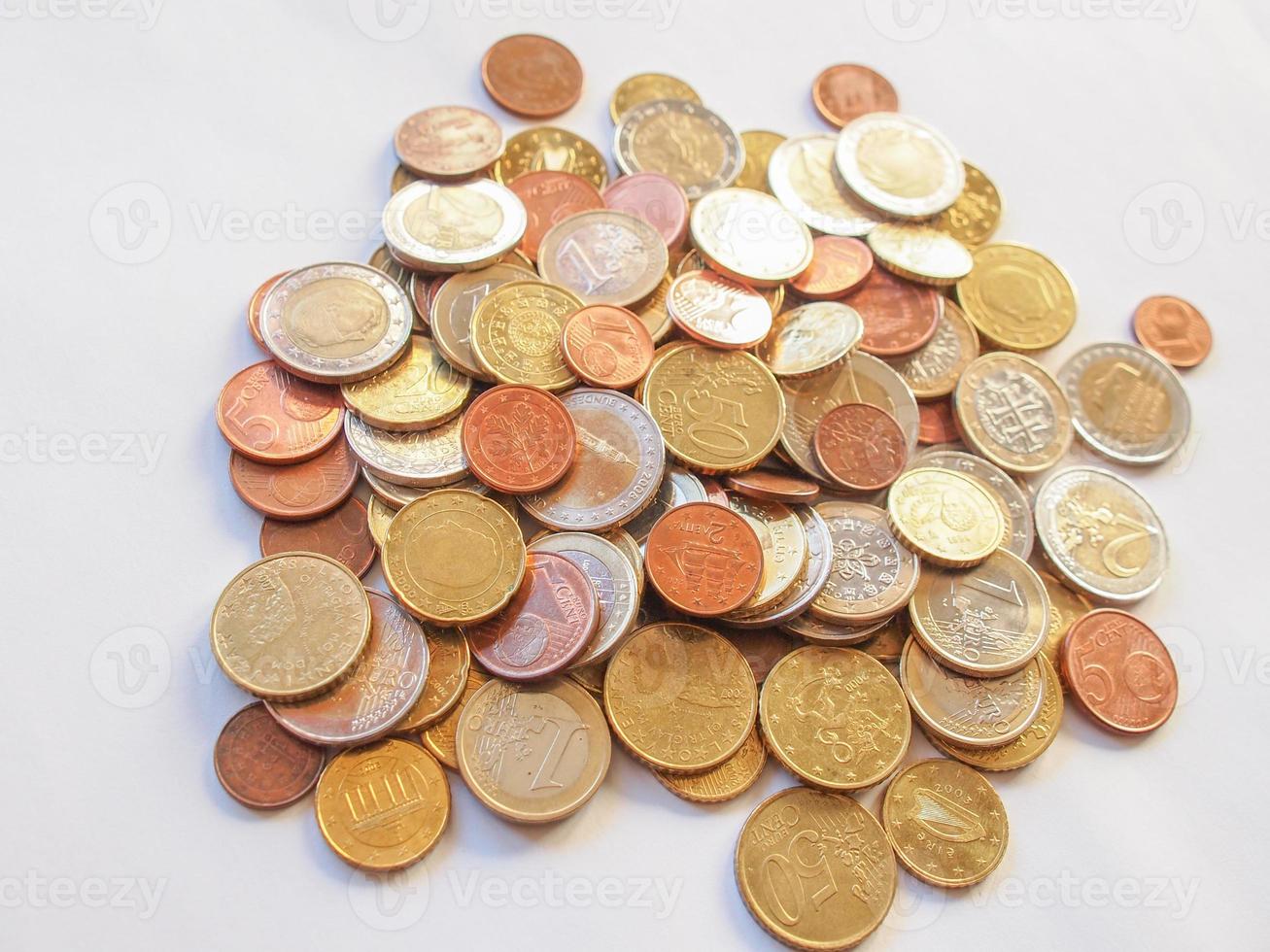 Euro-Münzen, Europäische Union foto