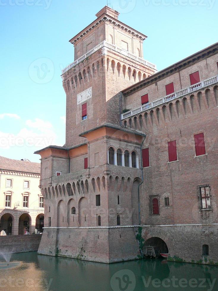 Rathaus von Ferrara Palazzo Comunale, Emilia Romagna, Italien foto