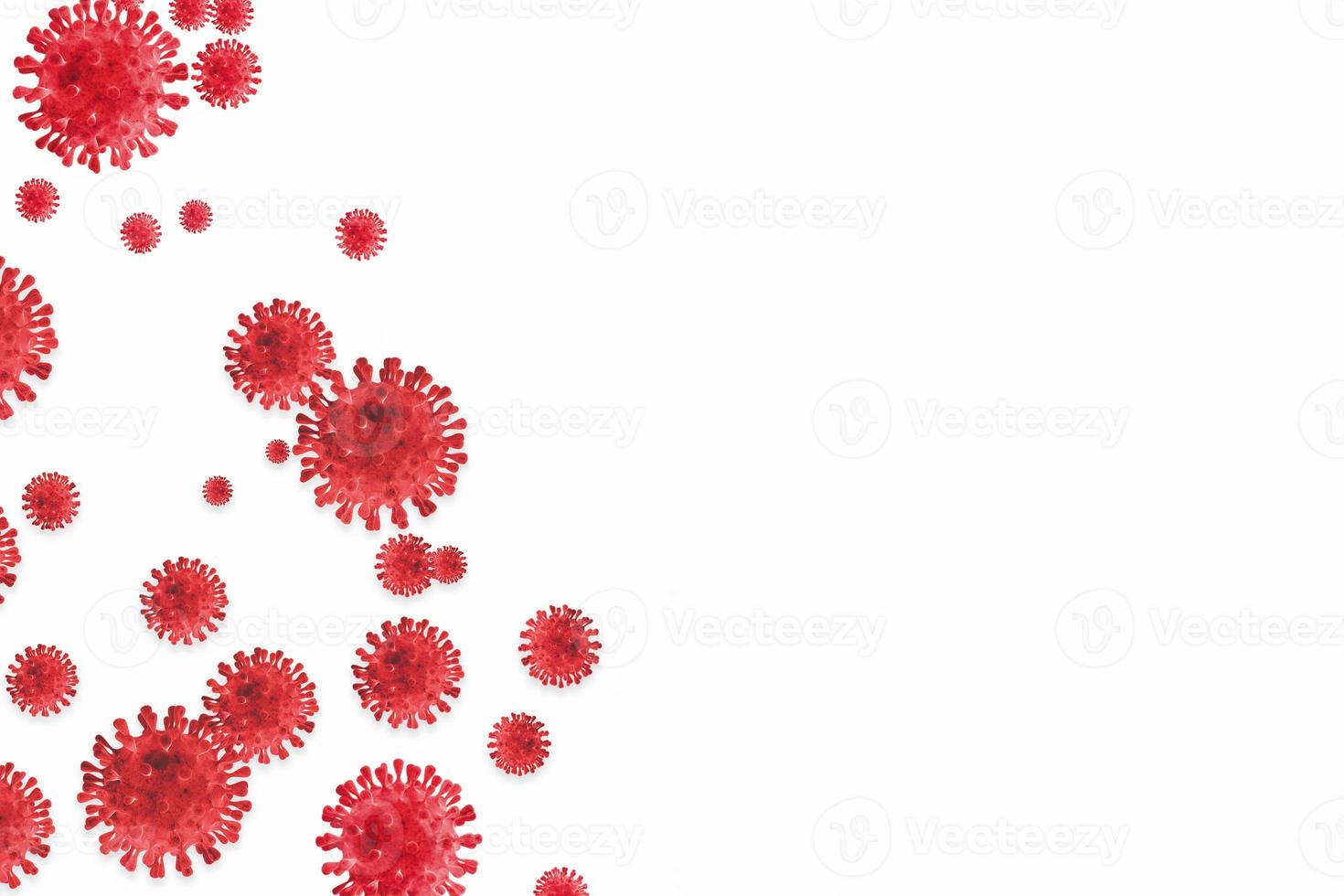 Virus-Hintergrundillustration foto