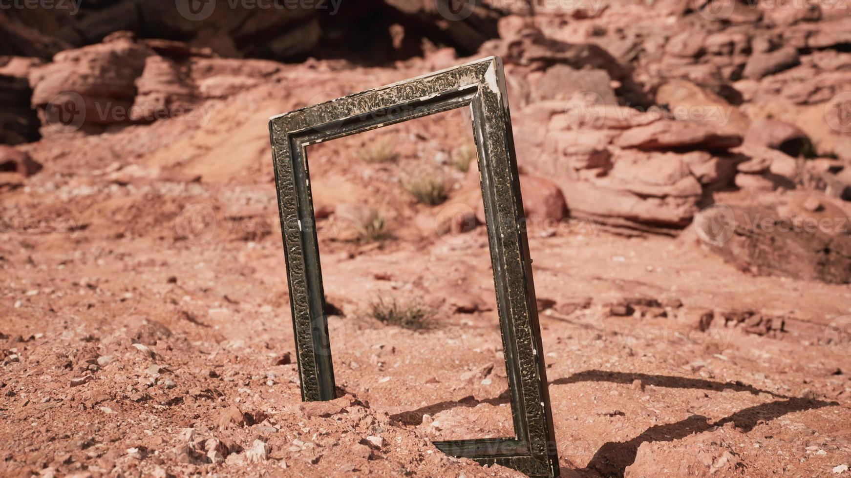 Sehr alter Holzrahmen im Grand Canyon foto