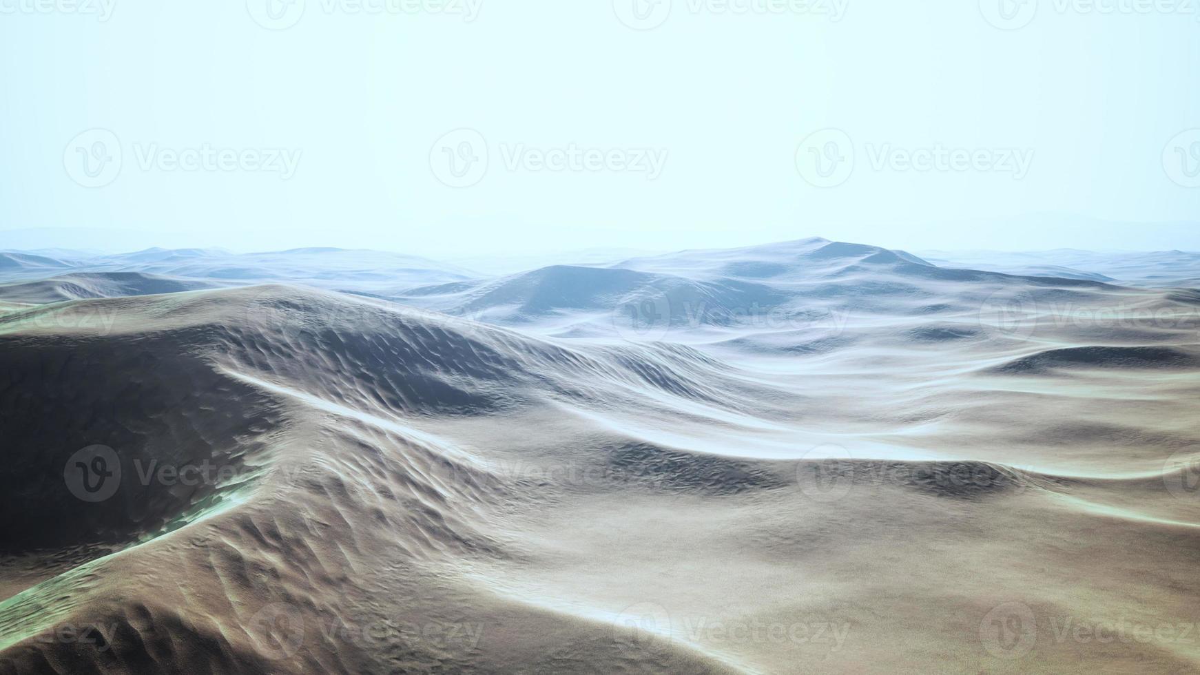 sanddünen bei sonnenuntergang in der sahara-wüste in marokko foto