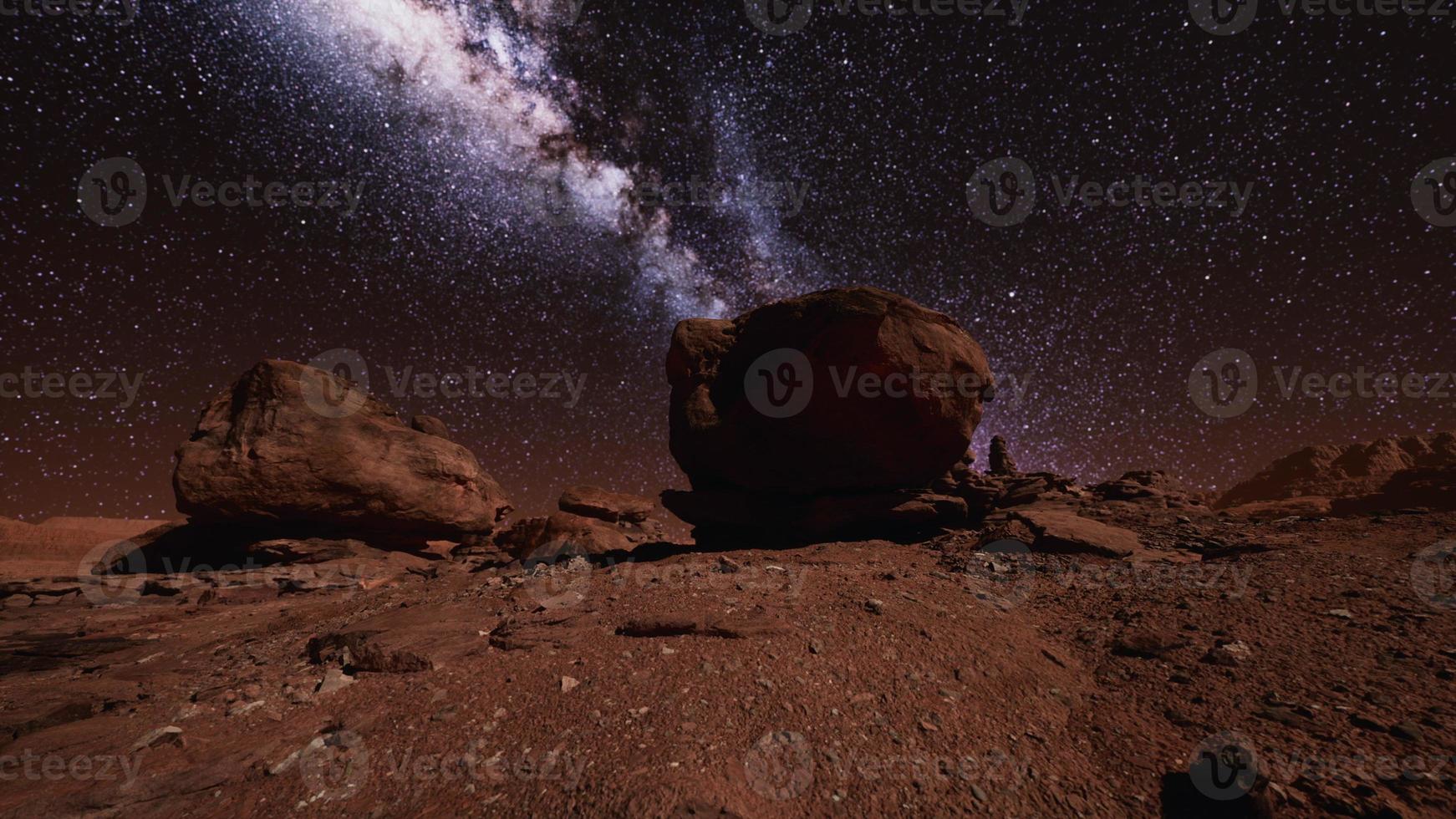 Erstaunliche Milchstraße über Monument Valley foto