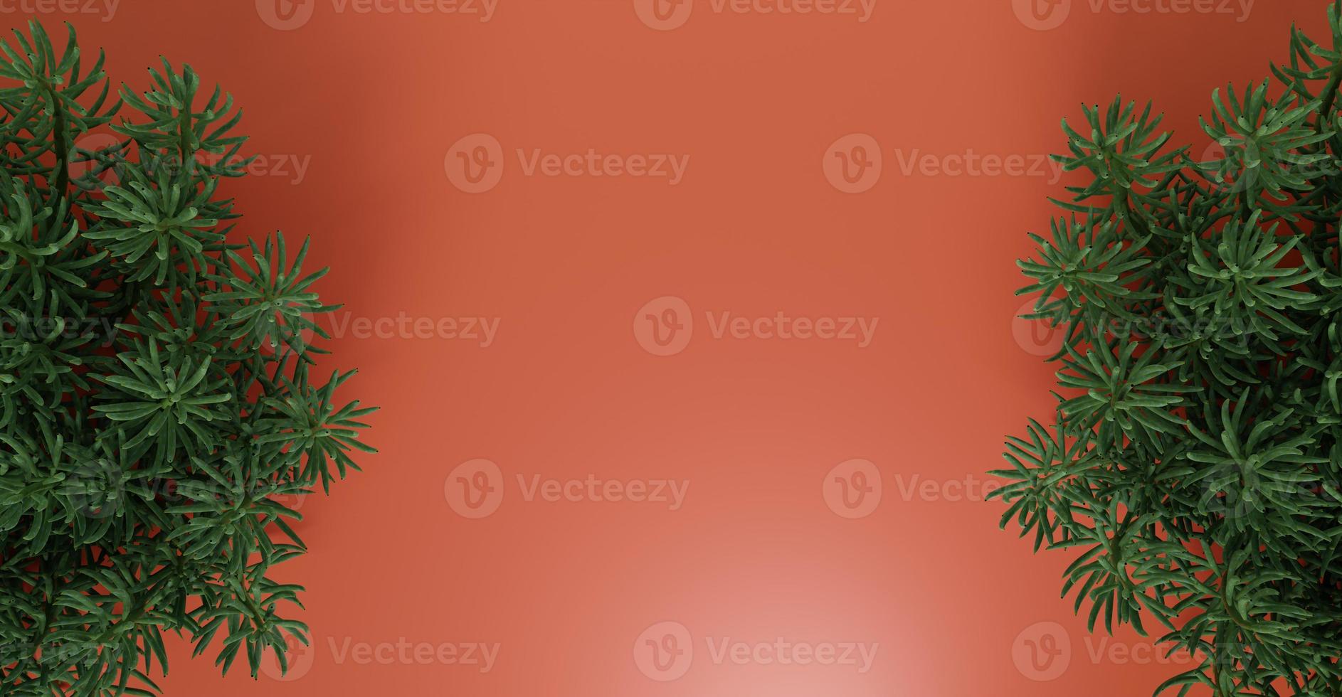 Hintergrund mit Kreidestöcken Pflanze und mit orangefarbenem Hintergrund, hochwertiger Hintergrund. Platz kopieren foto