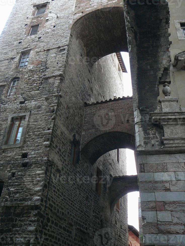 Blick auf die Stadt Perugia foto