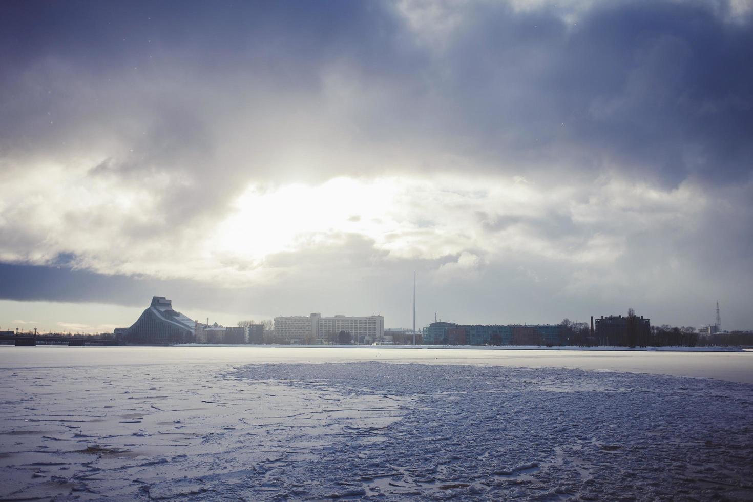 der Daugava-Fluss foto