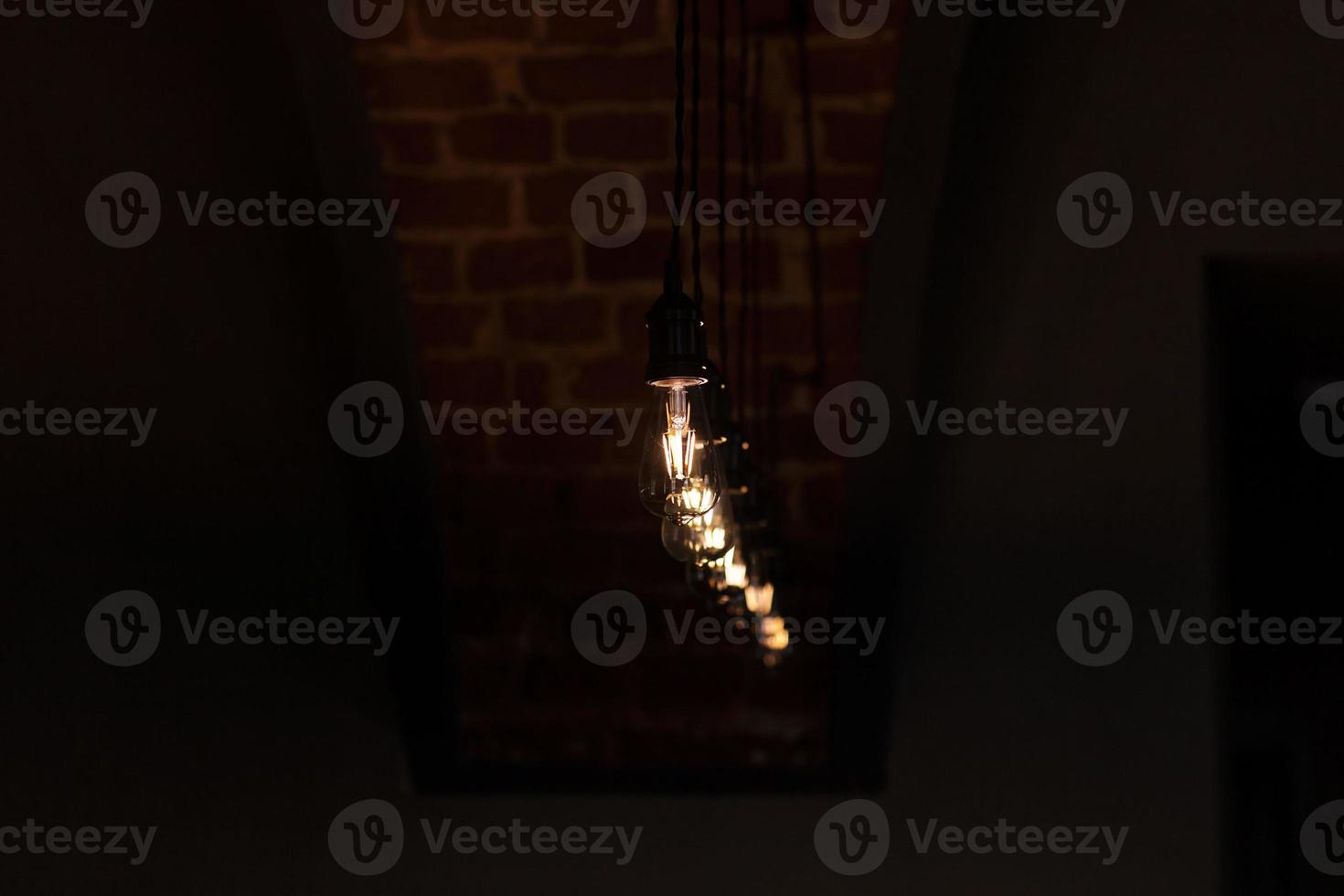 Edison-Lampen im Design foto