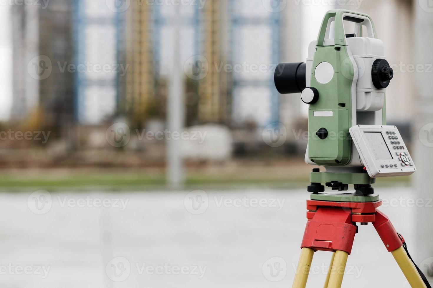 Werkzeug zur Durchführung geodätischer Arbeiten foto