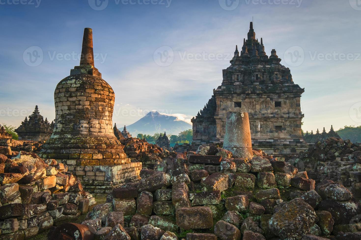 indonesischer alter tempel, plaosan tempel foto