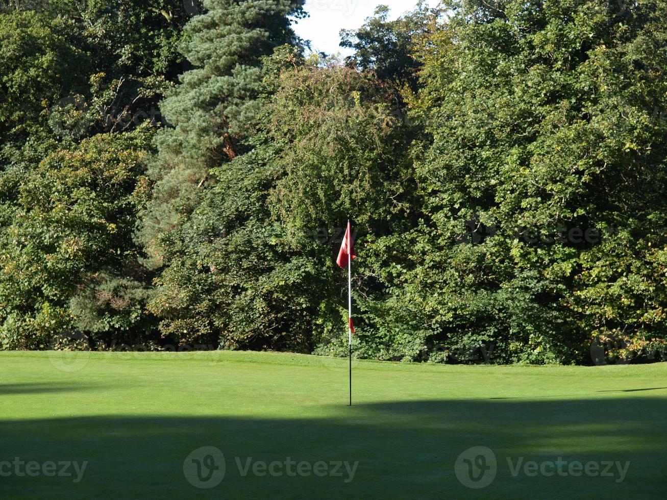 Golfplatz Flagge foto