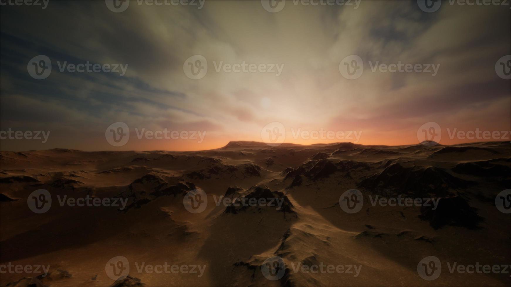 Wüstensturm in der Sandwüste foto