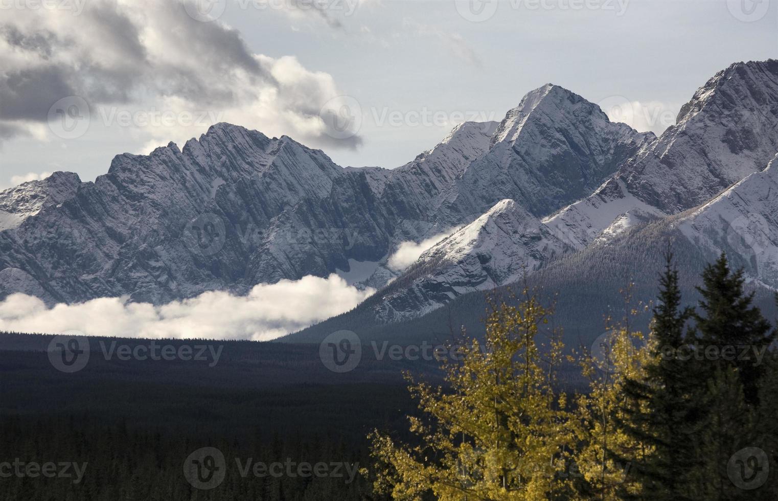 Herbst in den Rocky Mountains foto