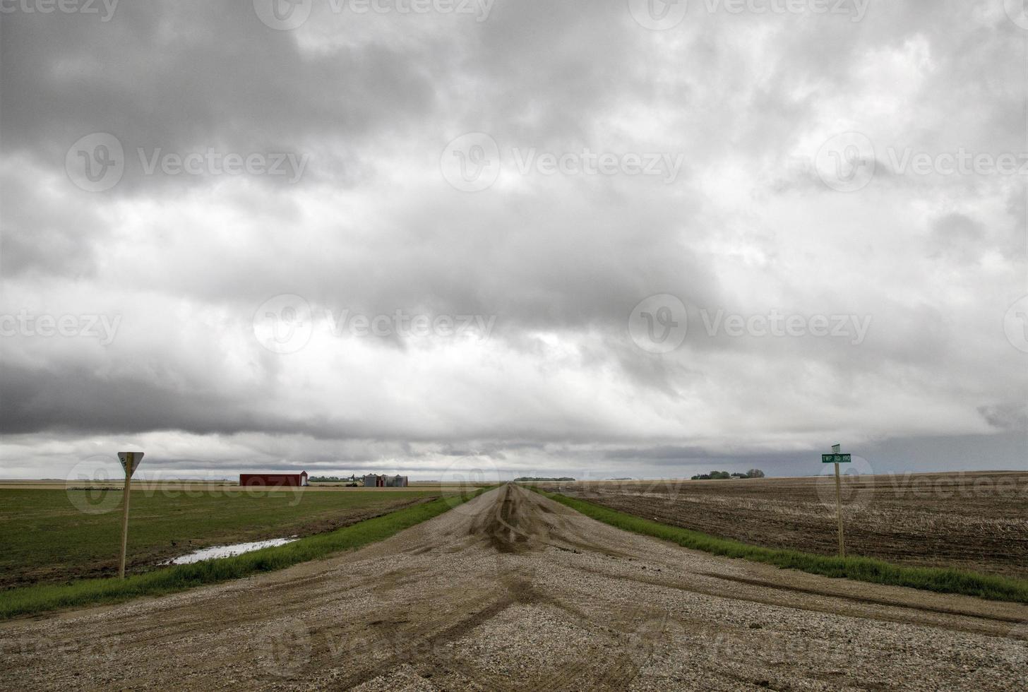 Präriegewitterwolken Kanada foto