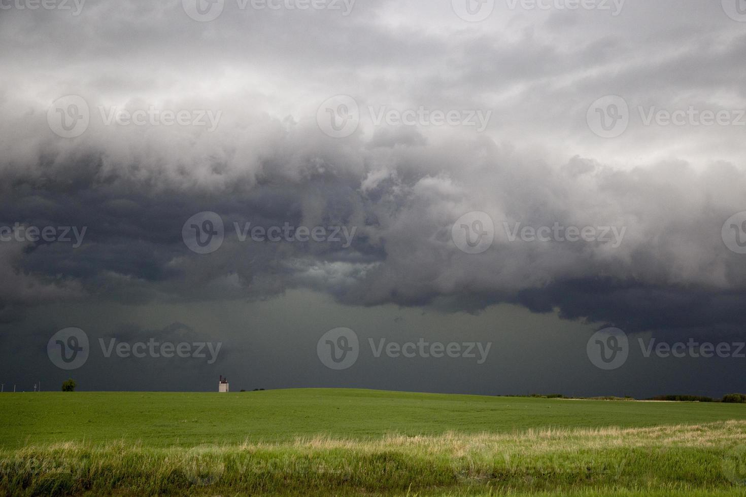 Präriegewitterwolken Kanada foto