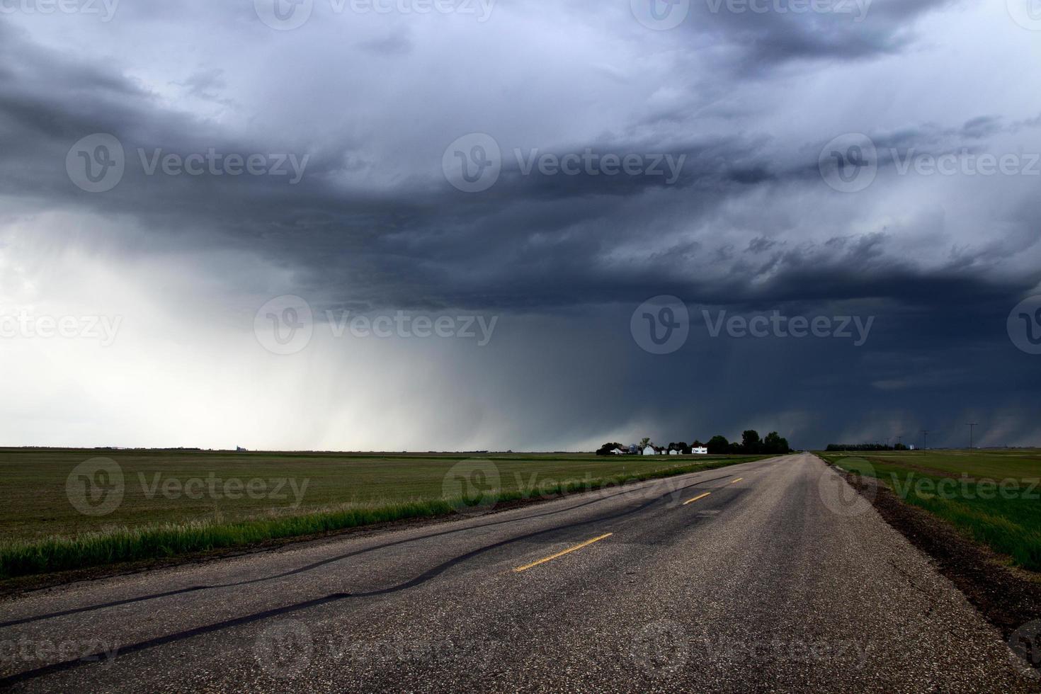 Präriegewitterwolken Kanada foto