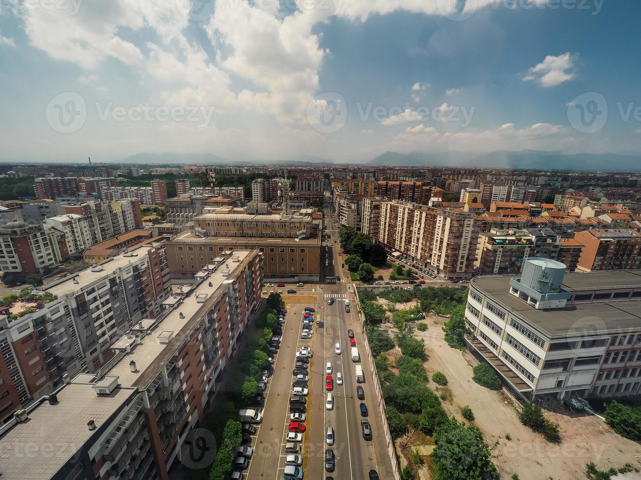 Luftaufnahme von Turin foto