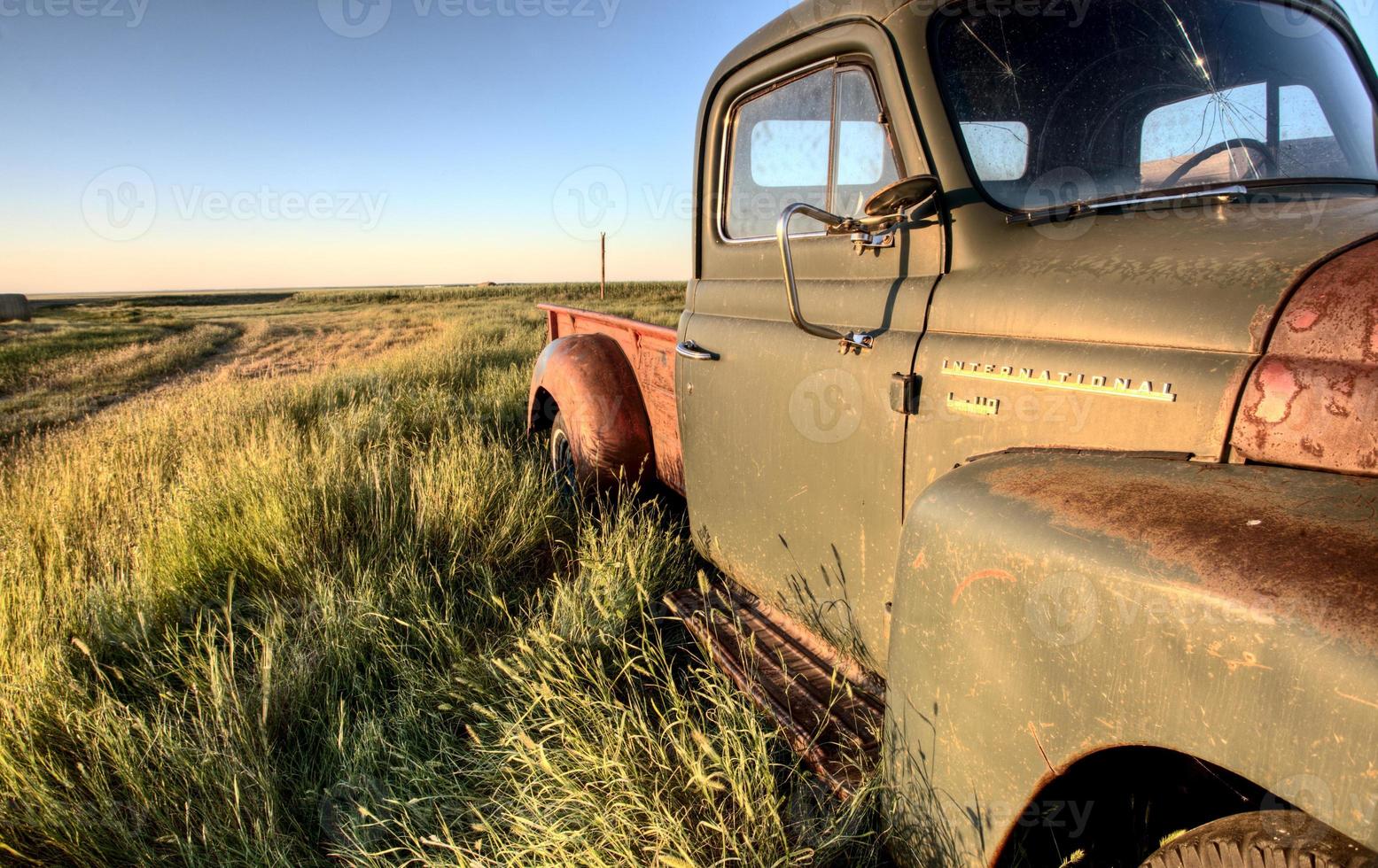 alte landwirtschaftliche Lastwagen foto