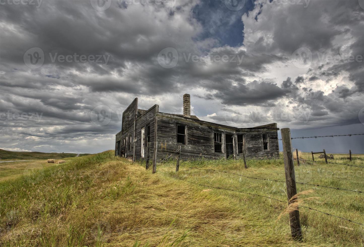 Verlassenes Bauernhaus Saskatchewan Kanada foto
