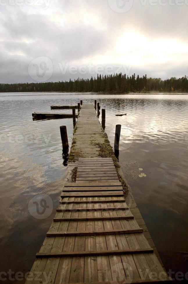 legt an den Narrows Waskesui Saskatchewan an foto