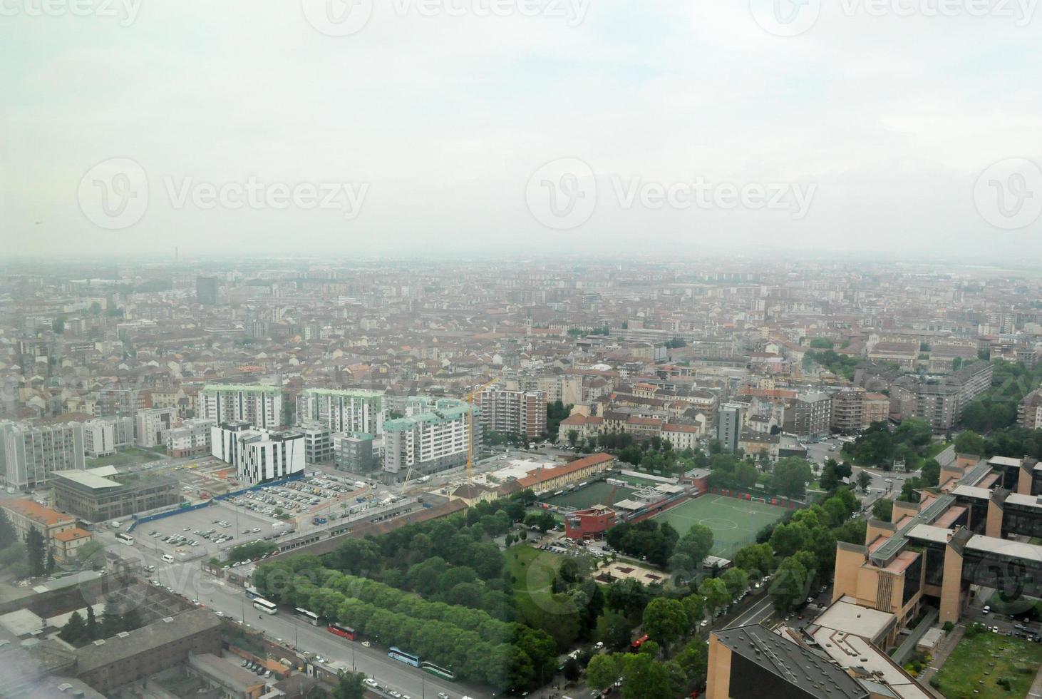 Luftaufnahme von Turin foto