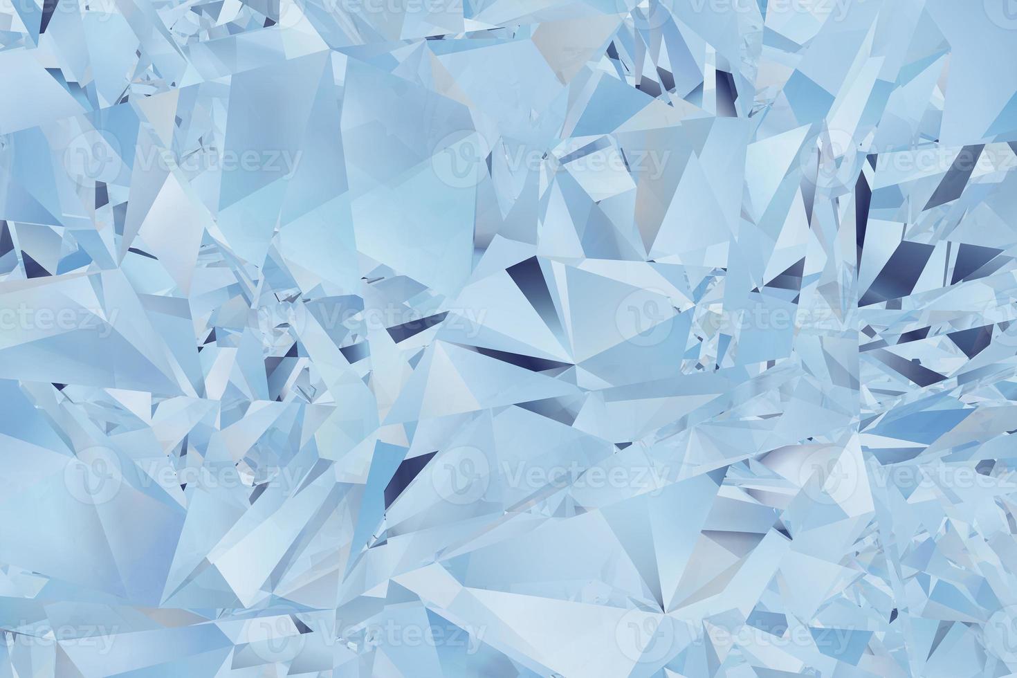 Hintergrund aus Kristalldiamanten mit einem Low-Poly-Brechungsindex und einem attraktiven polygonalen Mosaik. brillante kristalline schmucktöne, die wie zerbrochenes glas aussehen und unnachgiebig im luxuriösen stil glitzern. foto