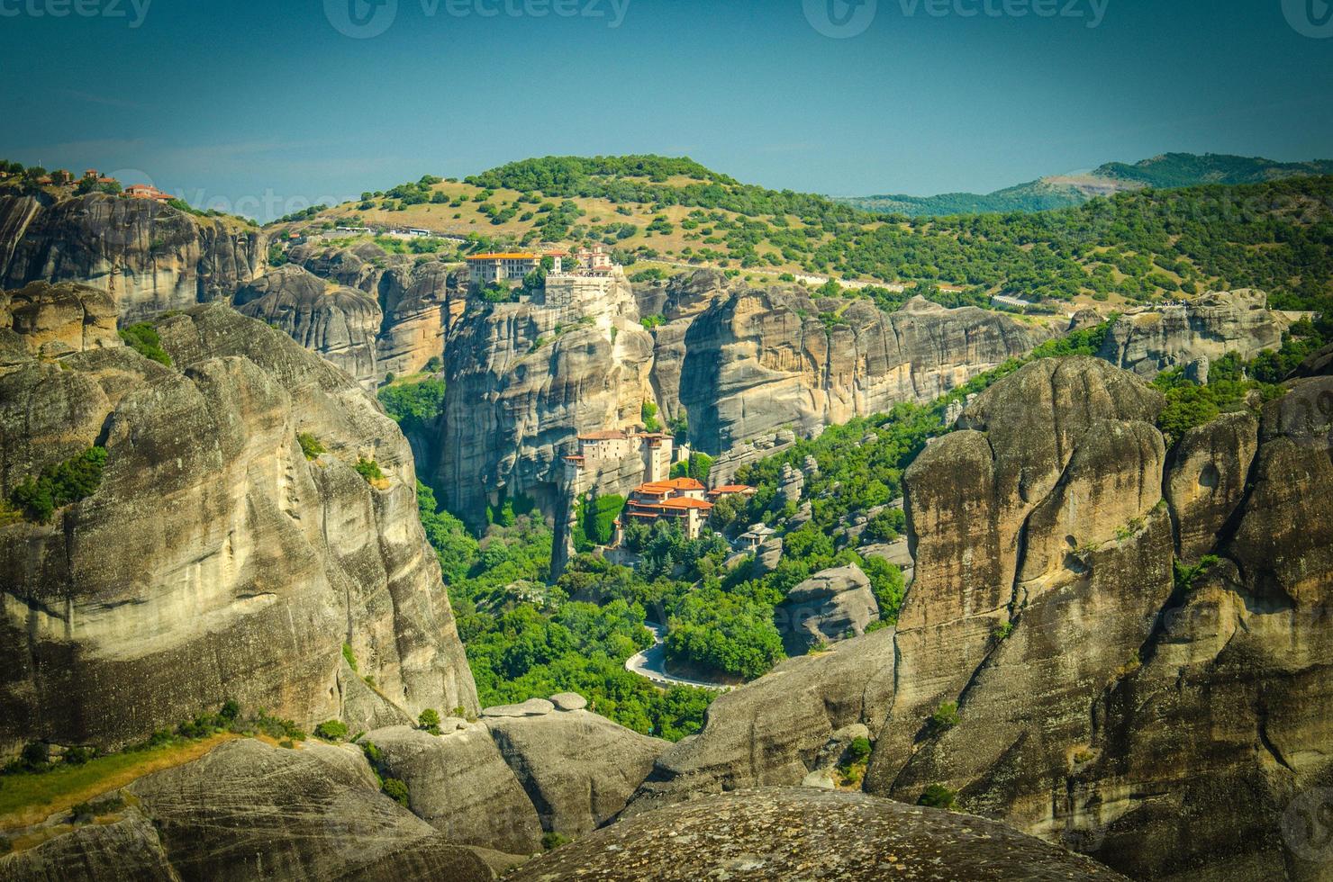 meteora klöster heiliges kloster von rousanou, kalabaka, griechenland foto