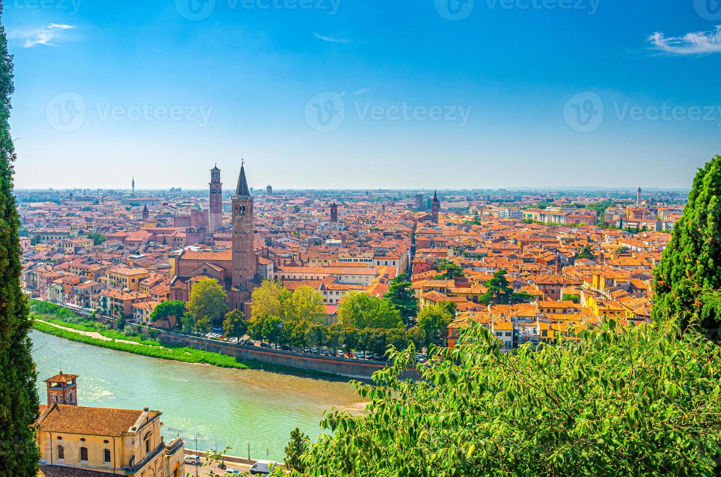 historisches zentrum der stadt verona foto