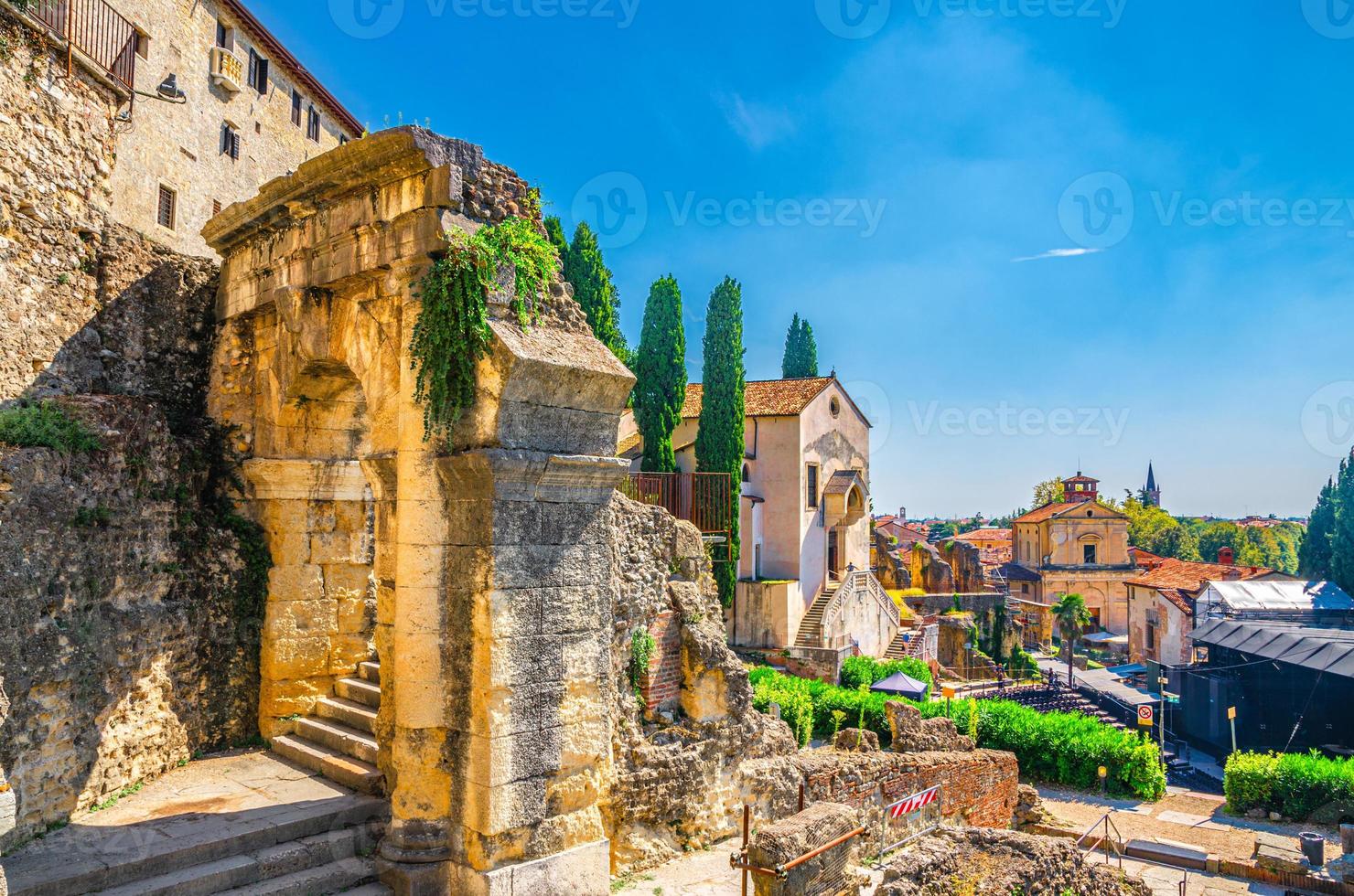 historisches zentrum der stadt verona foto