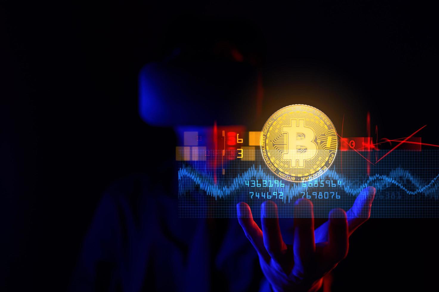 handel handel kryptowährung münzen bitcoin börsen investieren metaverse aktien technologie blockchain handel nft foto