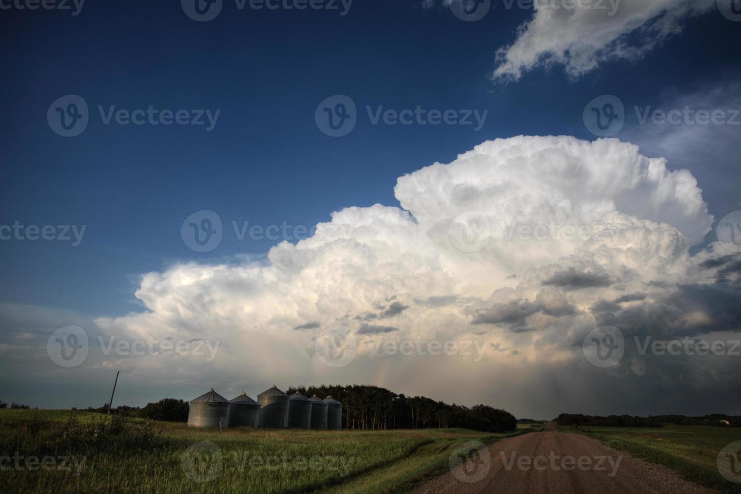 Gewitterwolken über Saskatchewan foto