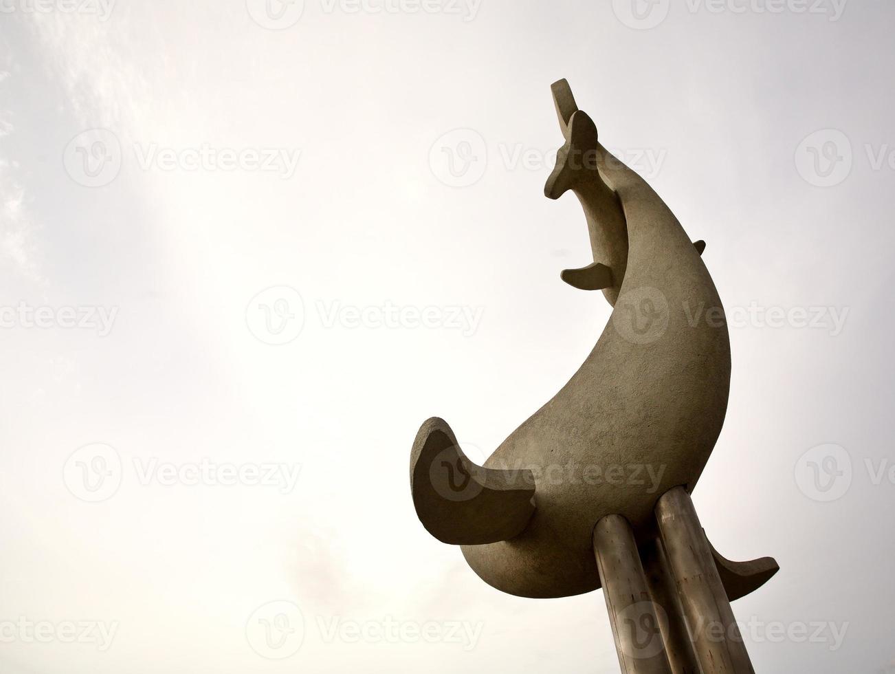 Statue des Killerwals in Prince Rupert foto