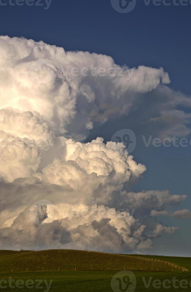 Gewitterwolken über Saskatchewan foto