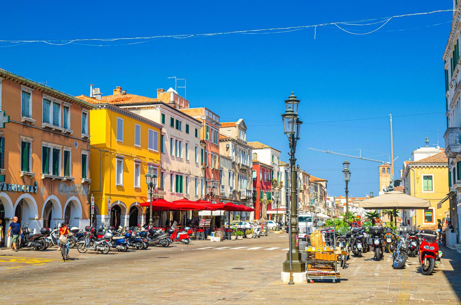 historisches zentrum der stadt chioggia foto