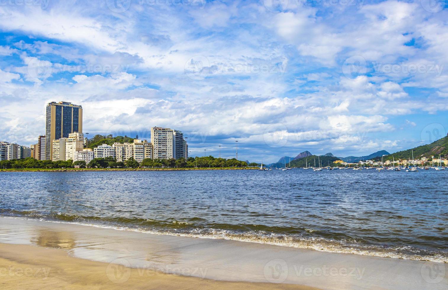 botafogo strand flamengo urca stadtbild panorama rio de janeiro brasilien. foto