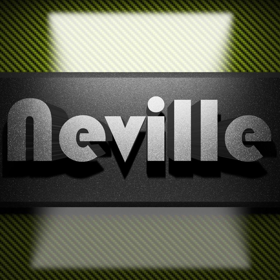 neville wort von eisen auf kohle foto
