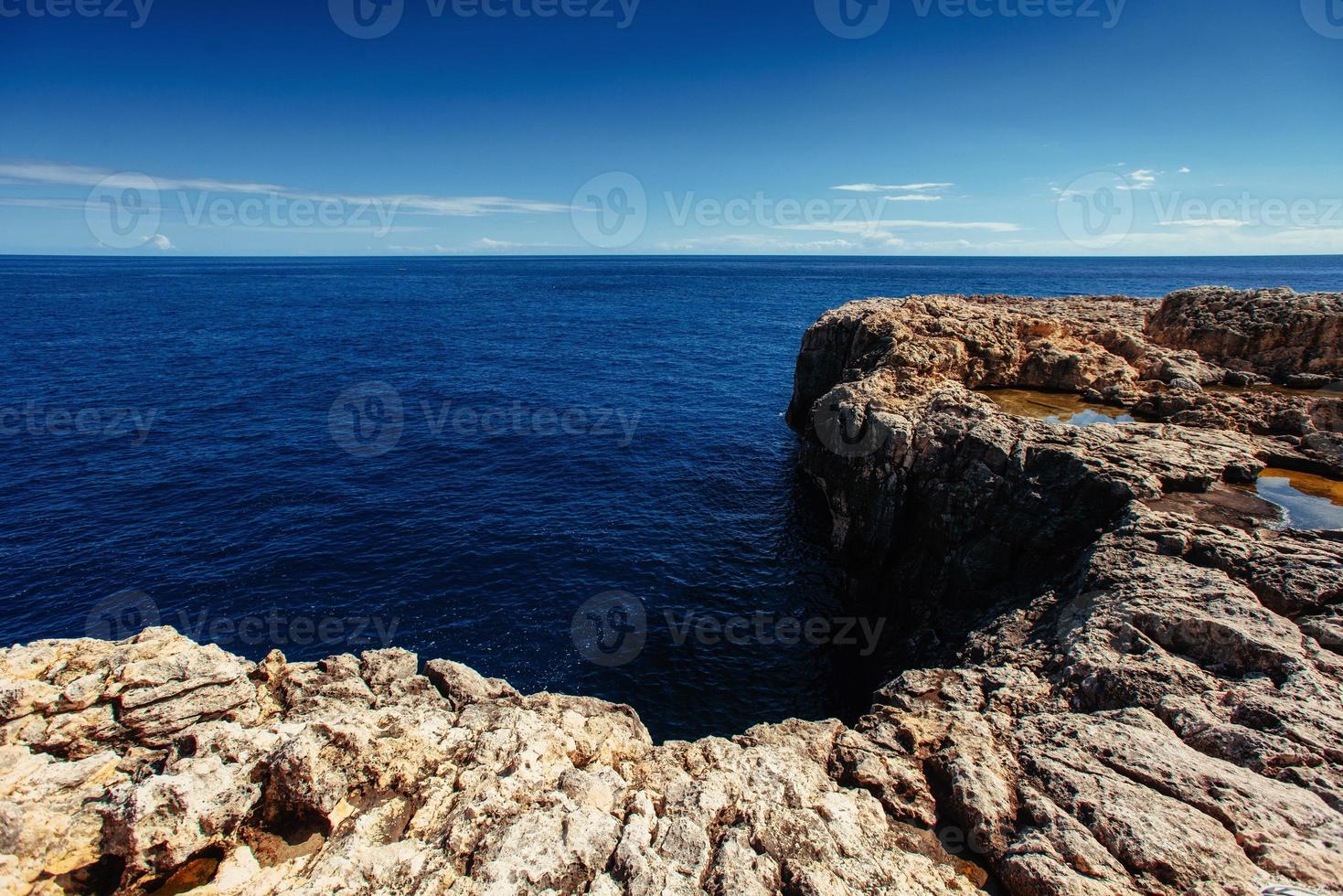 fantastische aussicht auf das naturschutzgebiet monte cofano foto