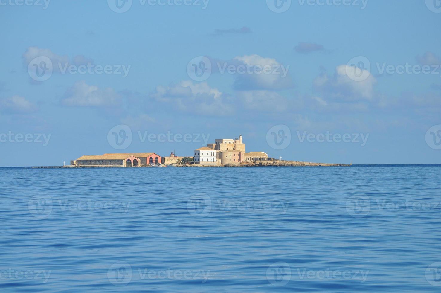 Strand der Ägadischen Inseln in Trapani foto