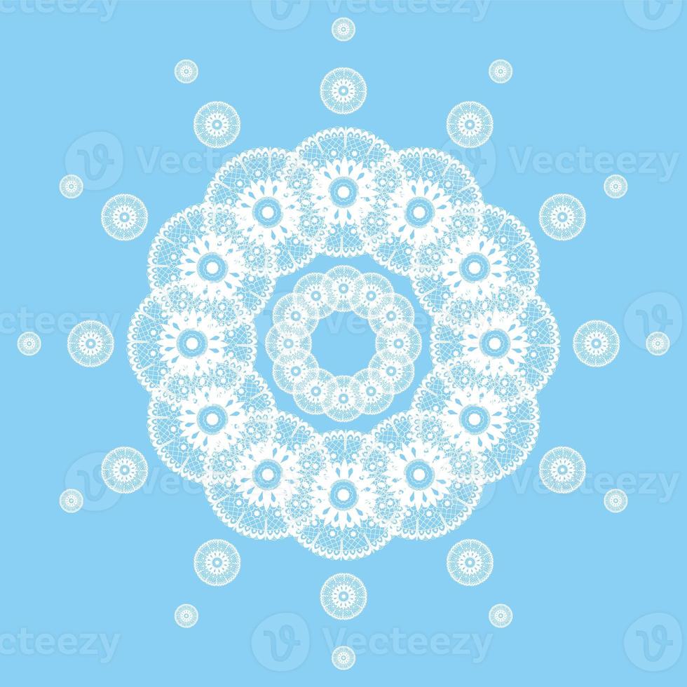 Mandala-Design mit islamischem Konzept foto