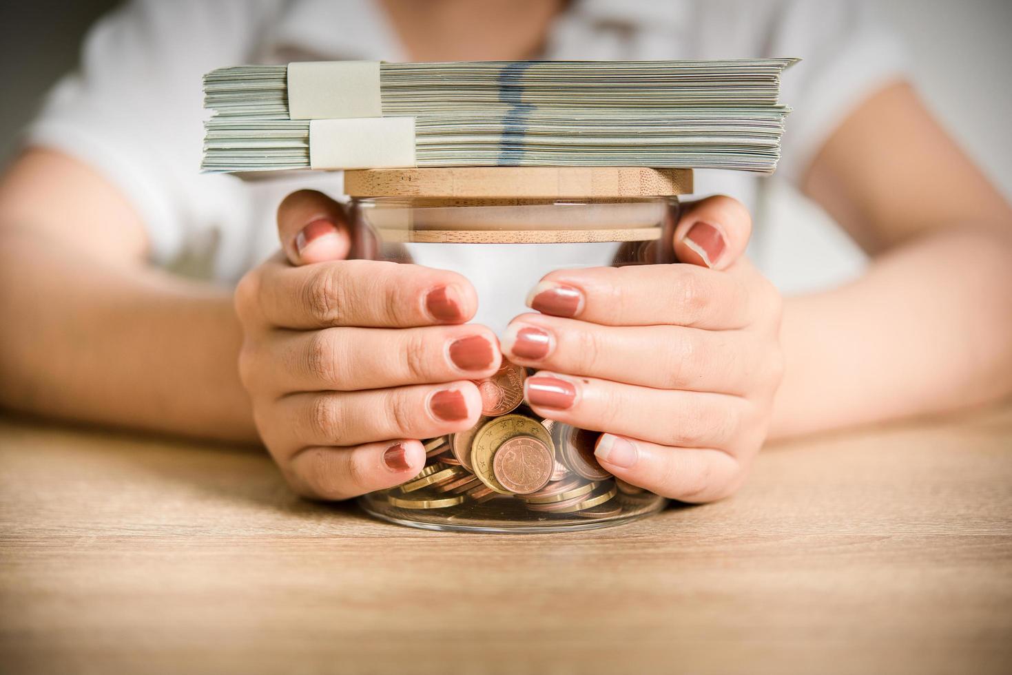 Geld sparen für die Zukunft foto