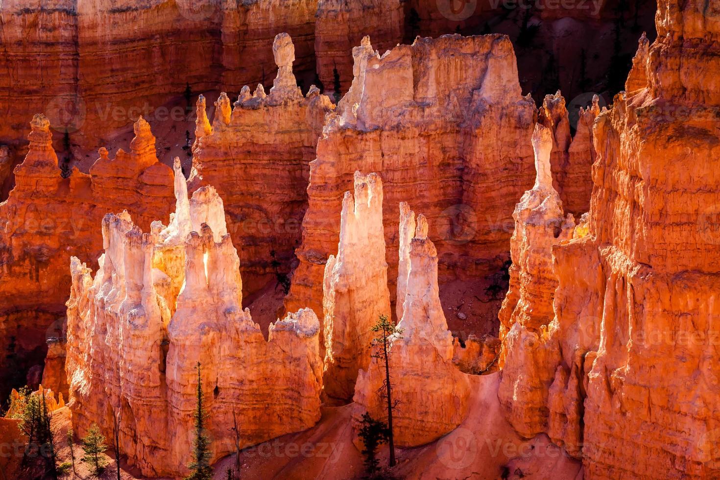 malerischer blick auf den bryce canyon im süden von utah usa foto