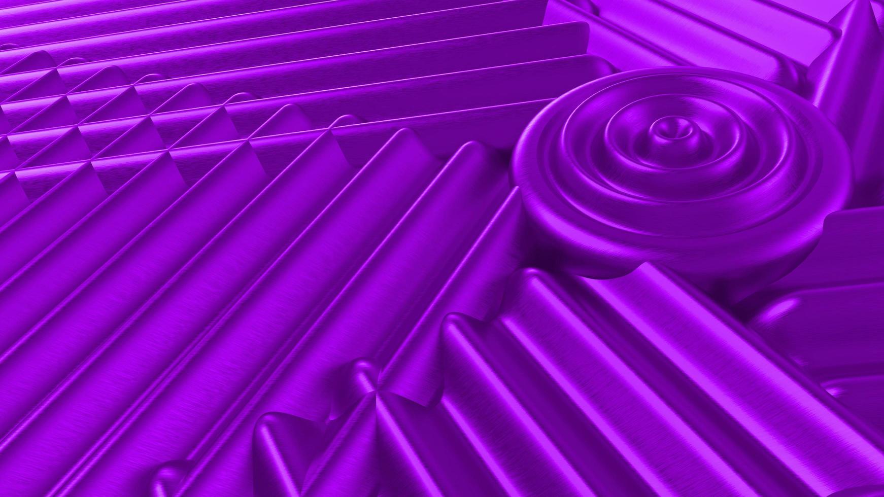 abstrakter lila konzeptioneller Hintergrund 4k 3D-Rendering-Illustration foto