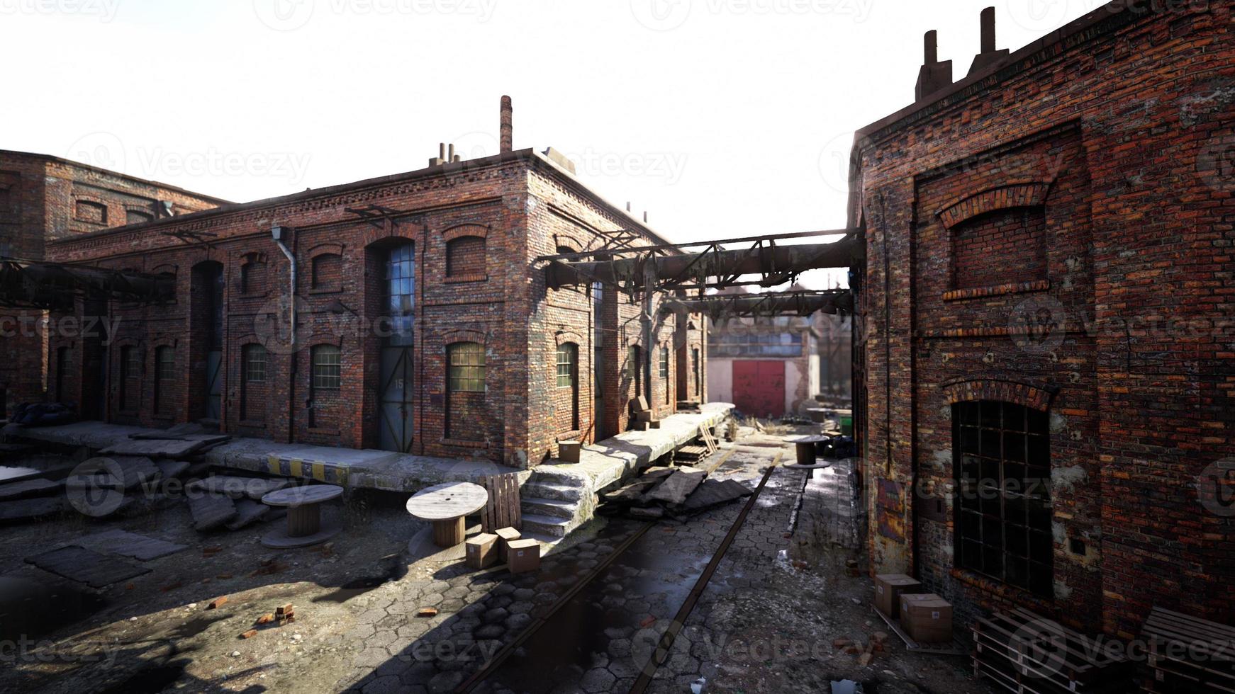 alte brauerei ziegelfabrikgebäude foto